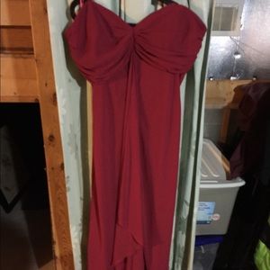 NEW RED LONG DRESS